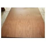 Folding Wooden Table with Metal Legs