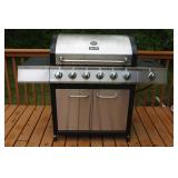 Dyna-Glo 6-Burner Gas Grill with Side Burner and Cover