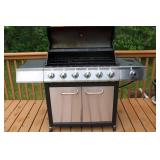 Dyna-Glo 6-Burner Gas Grill with Side Burner and Cover