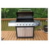 Dyna-Glo 6-Burner Gas Grill with Side Burner and Cover