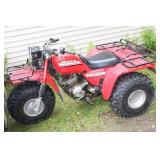 1985 Honda Big Red ATC250ES Three-Wheel All-Terrain Vehicle