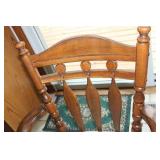 Solid Wood Dining Table with 5 Chairs and Extra Leaf