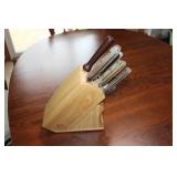 Chicago Cutlery Knife Set with Hardwood Block