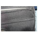 American Tourister Brown Garment Bag and Leisure International Black Upright Suitcase