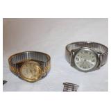 Collection of 16 Vintage and Modern Watches with Various Straps