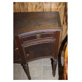 Antique Wooden Sideboard with Storage Drawers and Cabinets