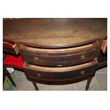 Antique Wooden Sideboard with Storage Drawers and Cabinets