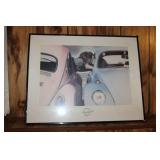 Andre Jewell Framed Art Print Featuring Classic Cars
