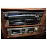 Vintage Stereo System with Speakers and Turntable