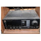 Vintage Stereo System with Speakers and Turntable