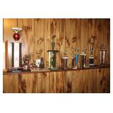 Collection of Bowling Trophies and Awards