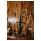 Collection of Bowling Trophies and Awards