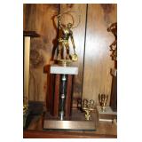 Collection of Bowling Trophies and Awards