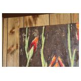 Large Floral Oil Painting on Canvas