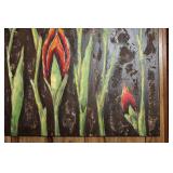 Large Floral Oil Painting on Canvas