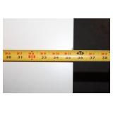 White Rectangular Coffee Table with Shelf