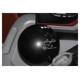 Bowling Set with Amflite Magic Line Bowling Ball, Brunswick Shoes, and Leather Bag