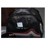 Bowling Set with Amflite Magic Line Bowling Ball, Brunswick Shoes, and Leather Bag