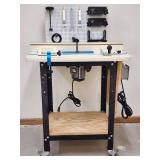 Rolling Router Table with Rockler Fence and Porter Cable Router