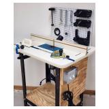 Rolling Router Table with Rockler Fence and Porter Cable Router