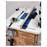Rolling Router Table with Rockler Fence and Porter Cable Router