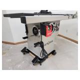 Awesome Steel City 10 inch Industrial Iron Cabinet Saw on a Rolling Base