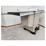 Awesome Steel City 10 inch Industrial Iron Cabinet Saw on a Rolling Base