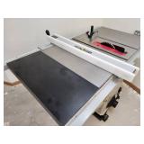 Awesome Steel City 10 inch Industrial Iron Cabinet Saw on a Rolling Base
