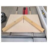 Awesome Steel City 10 inch Industrial Iron Cabinet Saw on a Rolling Base