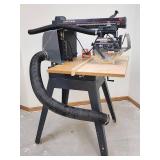 Craftsman 10" Radial Arm Saw on a Rolling Stand
