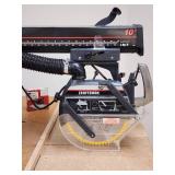 Craftsman 10" Radial Arm Saw on a Rolling Stand