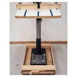 Delta Floor Drill Press on a Rolling Base