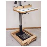 Delta Floor Drill Press on a Rolling Base