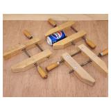 (3) Jorgensen Woodworking Clamps