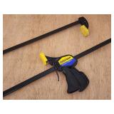 Set of Woodworking Quick-Grip Clamps