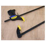 Set of Quick Grip Woodworking Clamps