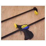 Set of Quick Grip Woodworking Clamps