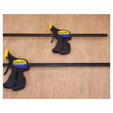 Set of Quick Grip Woodworking Clamps