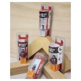 (4) Assorted Porter Cable Router Bits