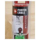 (4) Assorted Porter Cable Router Bits