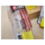 (5) Assorted Porter Cable Router Bits