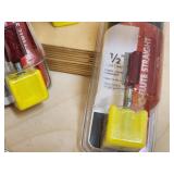 (5) Assorted Porter Cable Router Bits