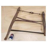 Vintage Woodworking Workshop Wall Decor Saw