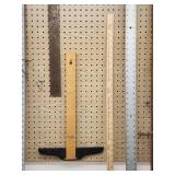 Assorted Carpenters Levels and Measuring Accessories