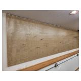 (2) 4ft x 8ft Peg Board with Hooks