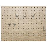 (2) 4ft x 8ft Peg Board with Hooks
