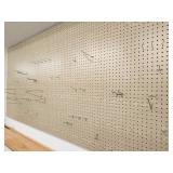 (2) 4ft x 8ft Peg Board with Hooks