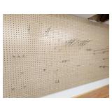 (2) 4ft x 8ft Peg Board with Hooks