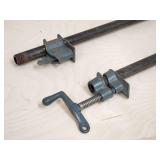 Set of Woodworking Pipe Clamps