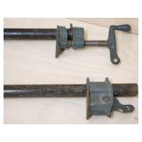 Set of Woodworking Pipe Clamps